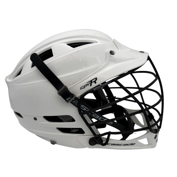Cascade Other - Cascade CPV-R Lacrosse Helmet White Black Mask Youth S/M-R Adjustable SPRfit